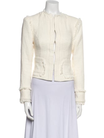 Cinq à Sept Tweed Pattern Evening Jacket