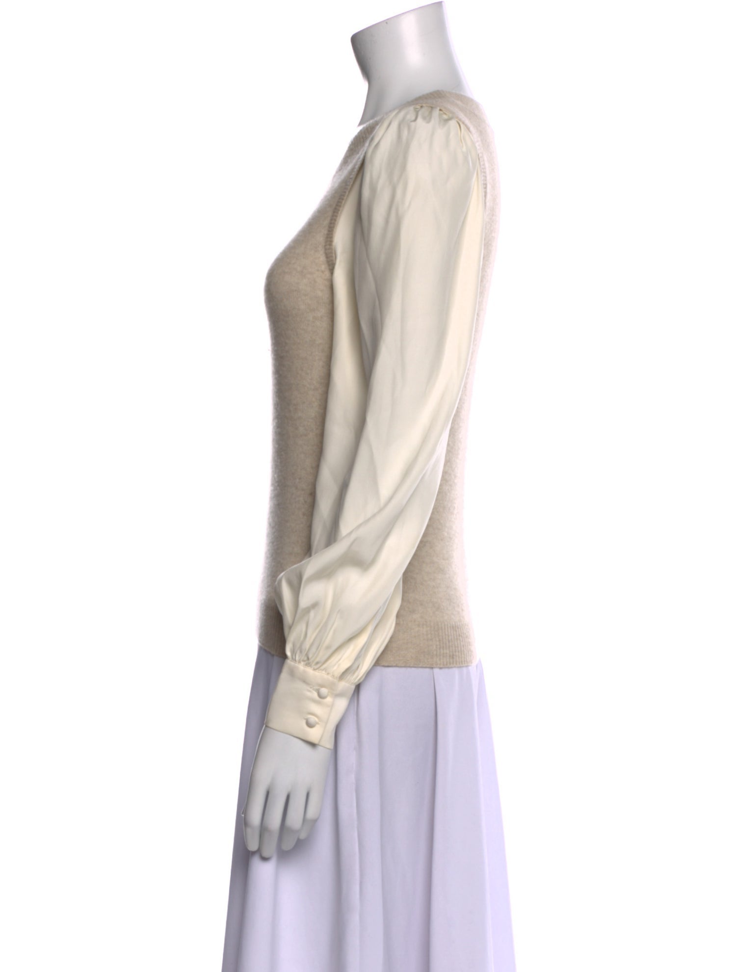 Cinq à Sept Cashmere Scoop Neck Sweatshirt