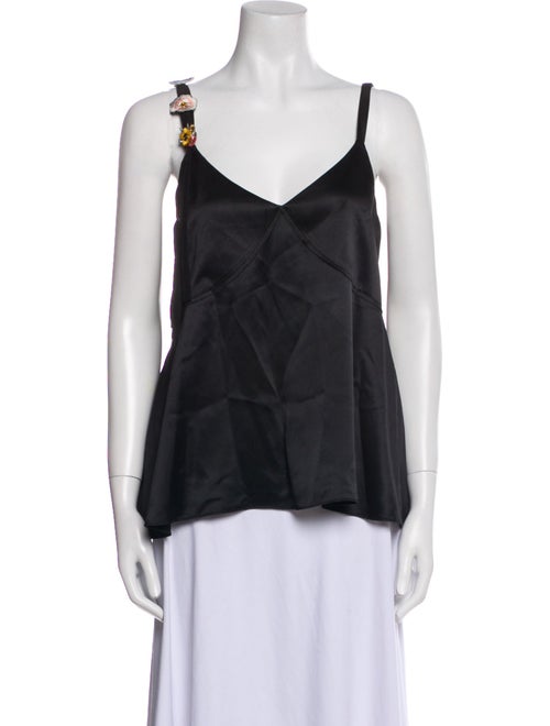 Cinq à Sept Silk V-Neck Top