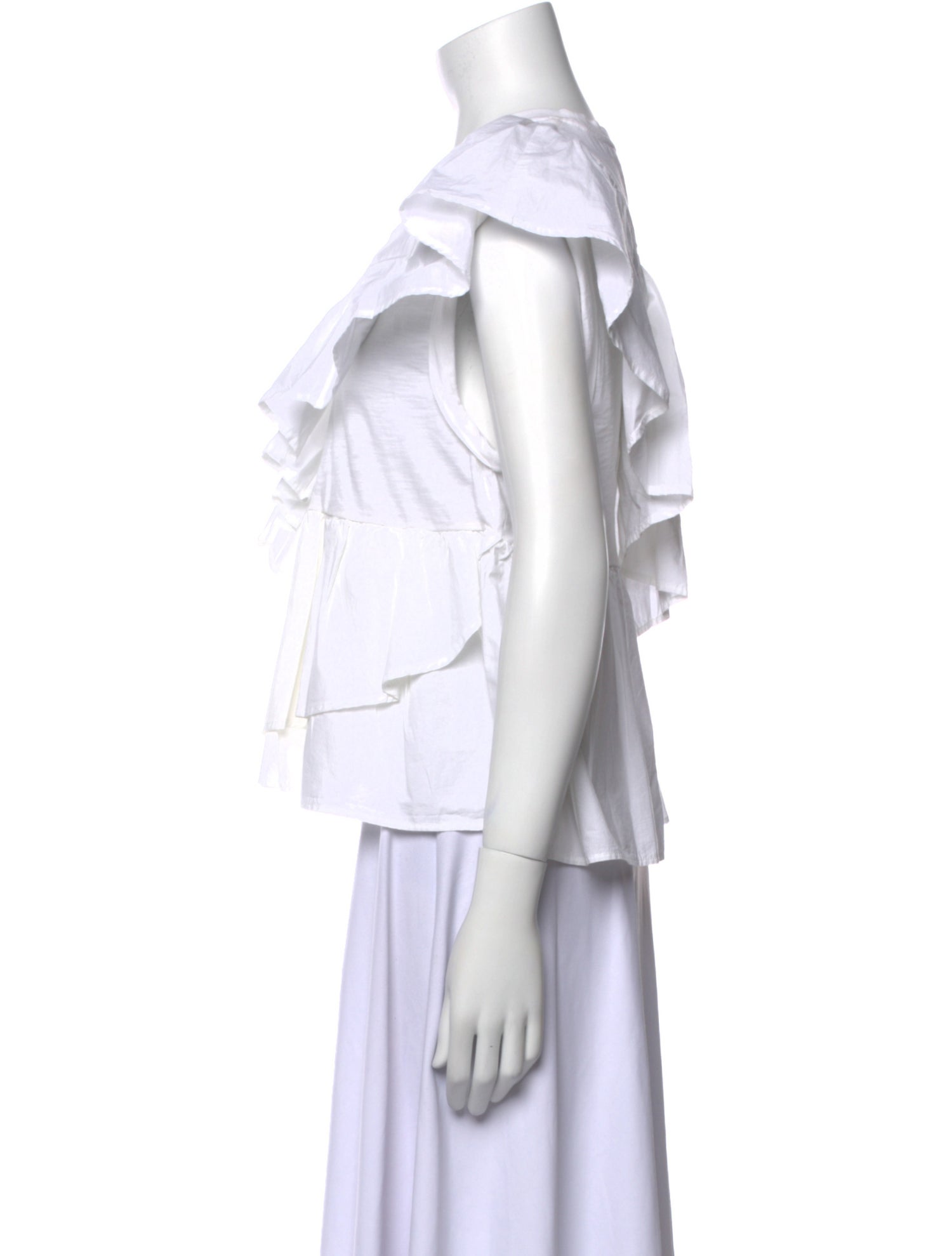 Cinq à Sept One-Shoulder Short Sleeve Top w/ Tags