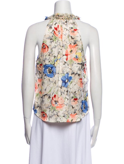 Cinq à Sept Silk Floral Print Blouse