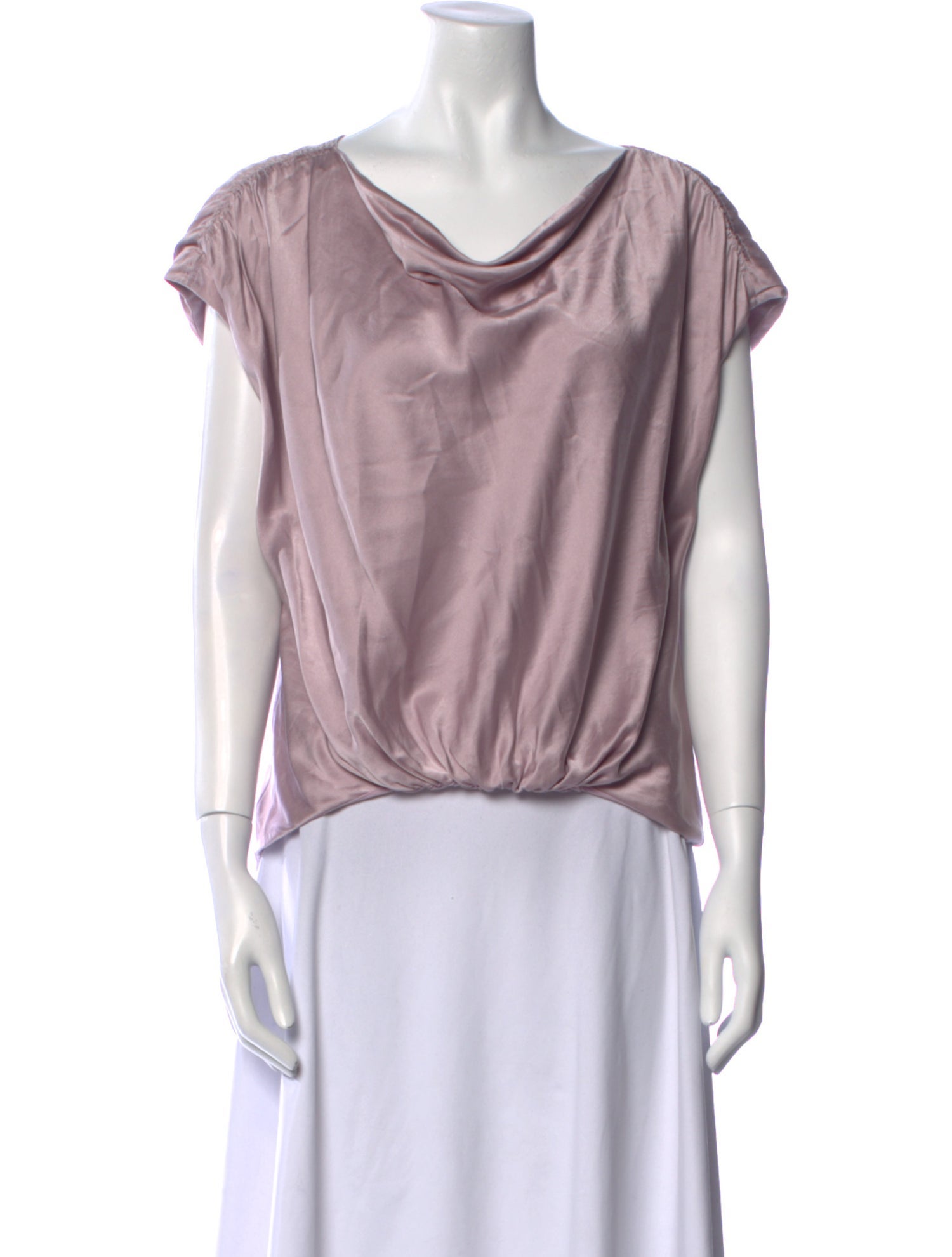 Cinq à Sept Silk Cowl Neck Top