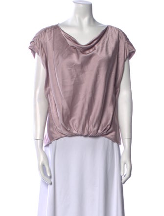 Cinq à Sept Silk Cowl Neck Top