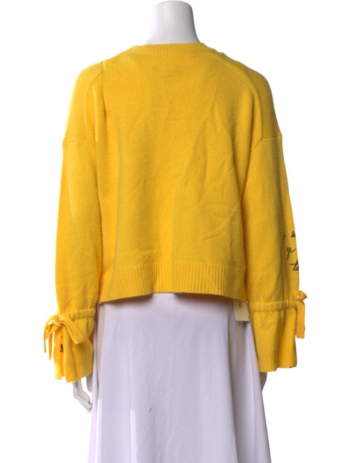 Cinq à Sept Printed V-Neck Sweater