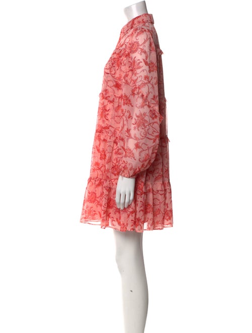 Cinq à Sept Floral Print Mini Dress