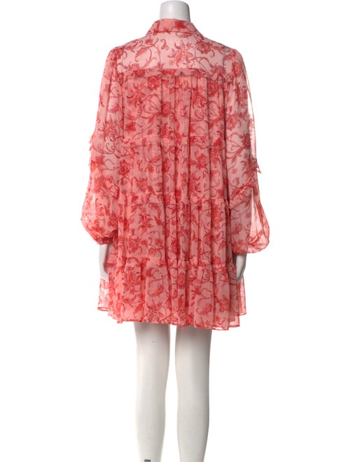 Cinq à Sept Floral Print Mini Dress