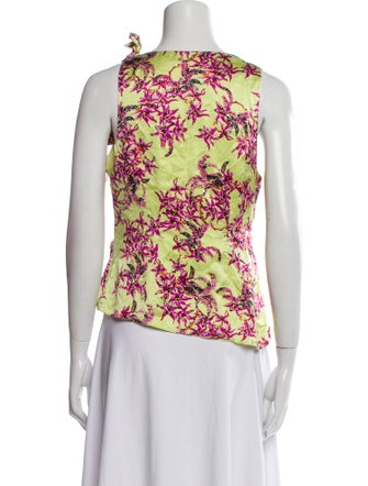 Cinq à Sept Silk Floral Print Blouse