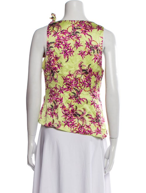 Cinq à Sept Silk Floral Print Blouse