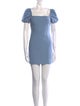Cinq à Sept Square Neckline Mini Dress