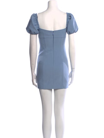 Cinq à Sept Square Neckline Mini Dress