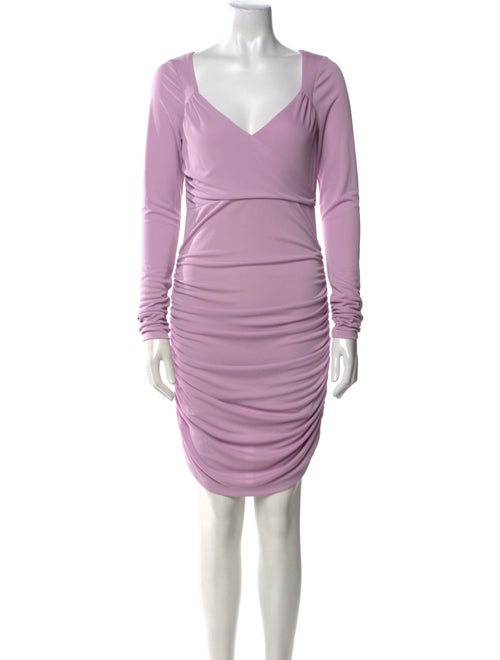 Cinq à Sept V-Neck Knee-Length Dress