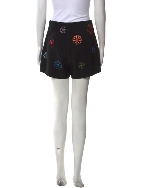 Cinq à Sept Floral Print Mini Shorts