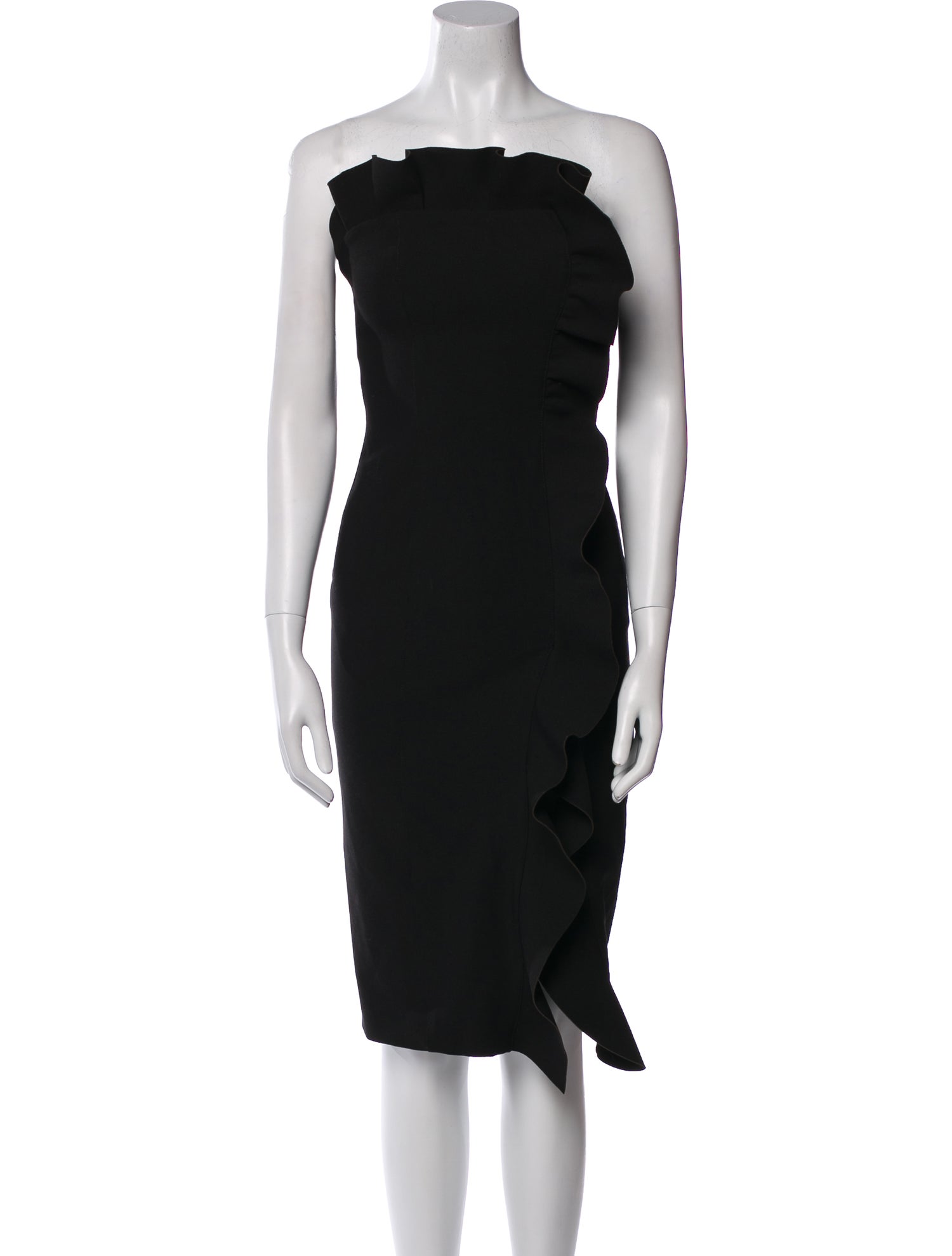 Cinq à Sept Strapless Knee-Length Dress