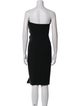 Cinq à Sept Strapless Knee-Length Dress