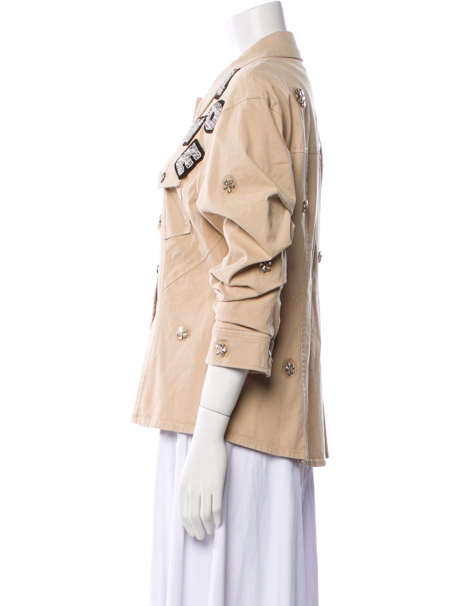 Cinq à Sept Graphic Print Utility Jacket