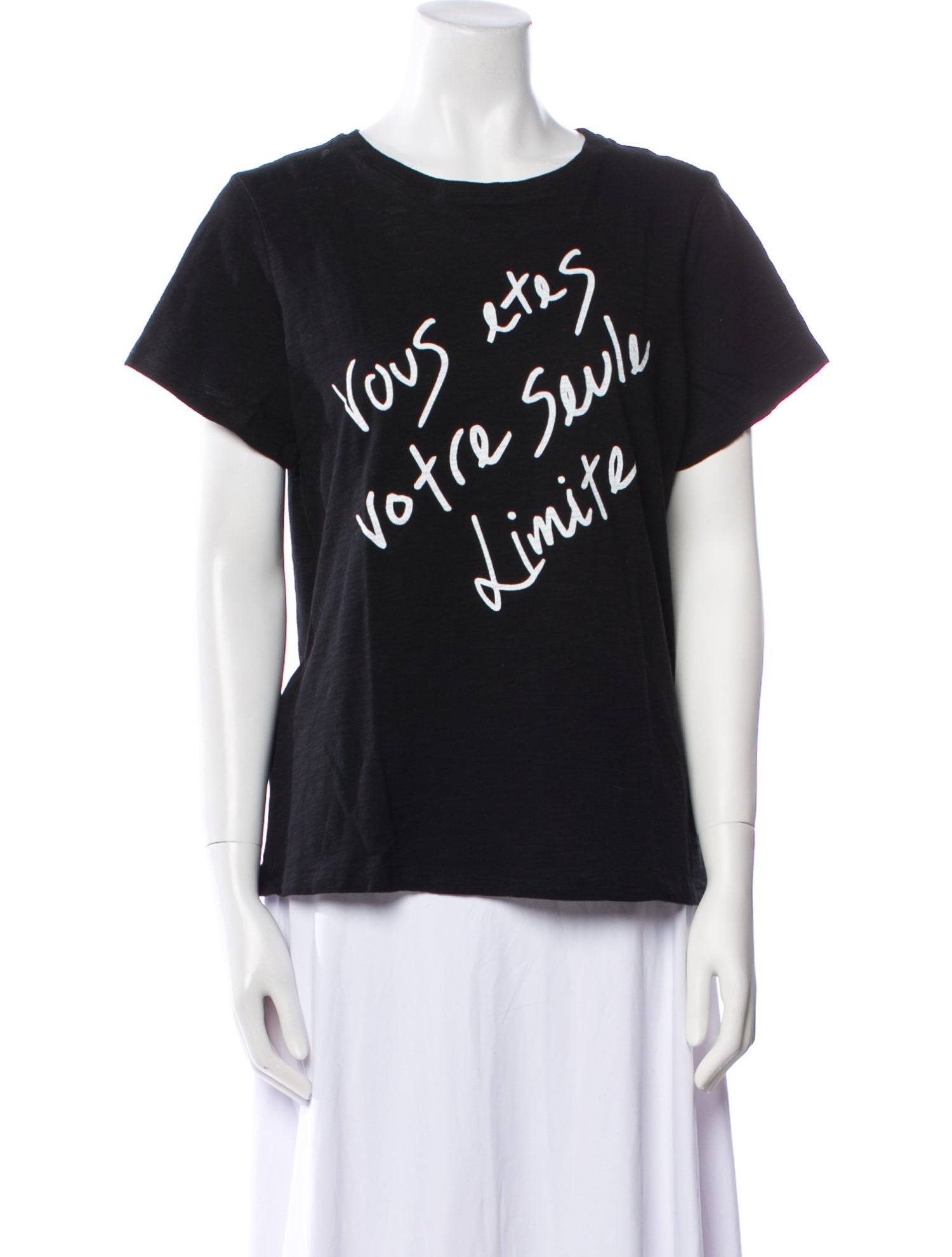 Cinq à Sept Graphic Print Crew Neck T-Shirt