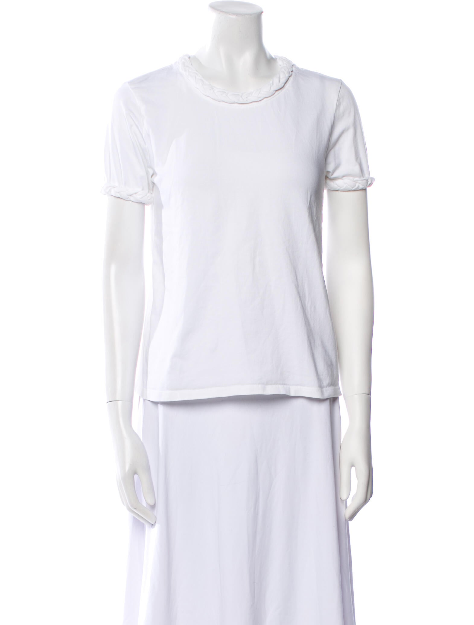 Cinq à Sept Crew Neck Short Sleeve T-Shirt