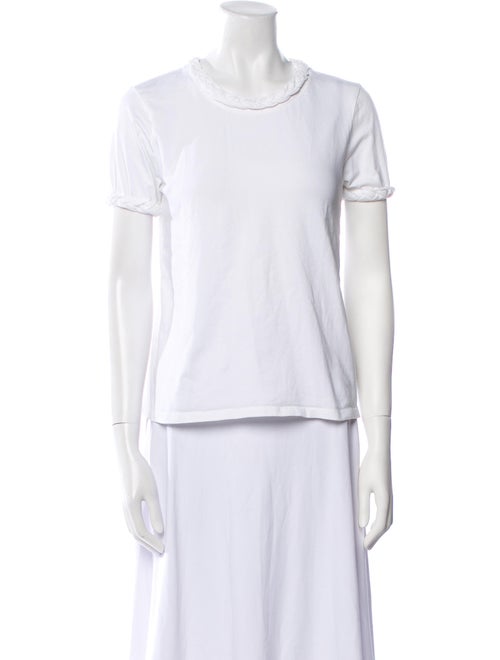 Cinq à Sept Crew Neck Short Sleeve T-Shirt