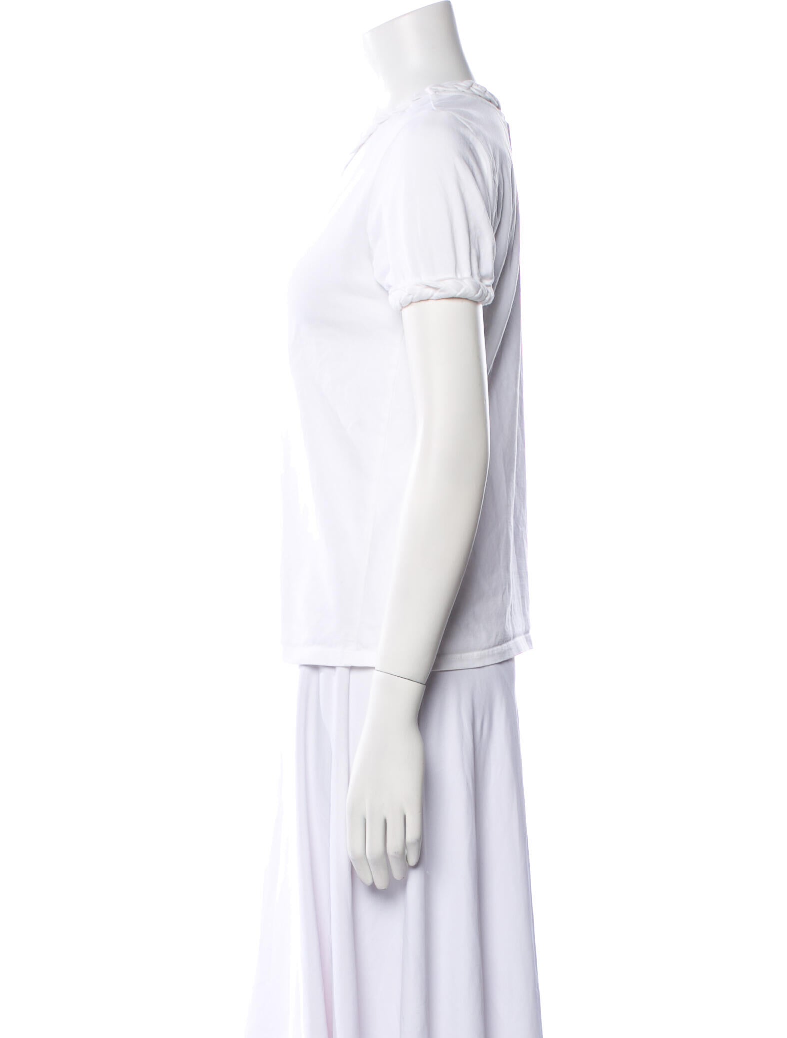 Cinq à Sept Crew Neck Short Sleeve T-Shirt