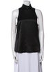 Cinq à Sept Silk Mock Neck Top