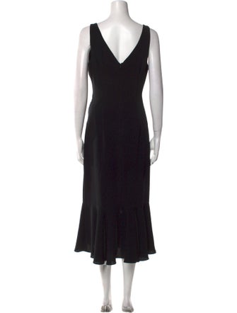 Cinq à Sept V-Neck Long Dress