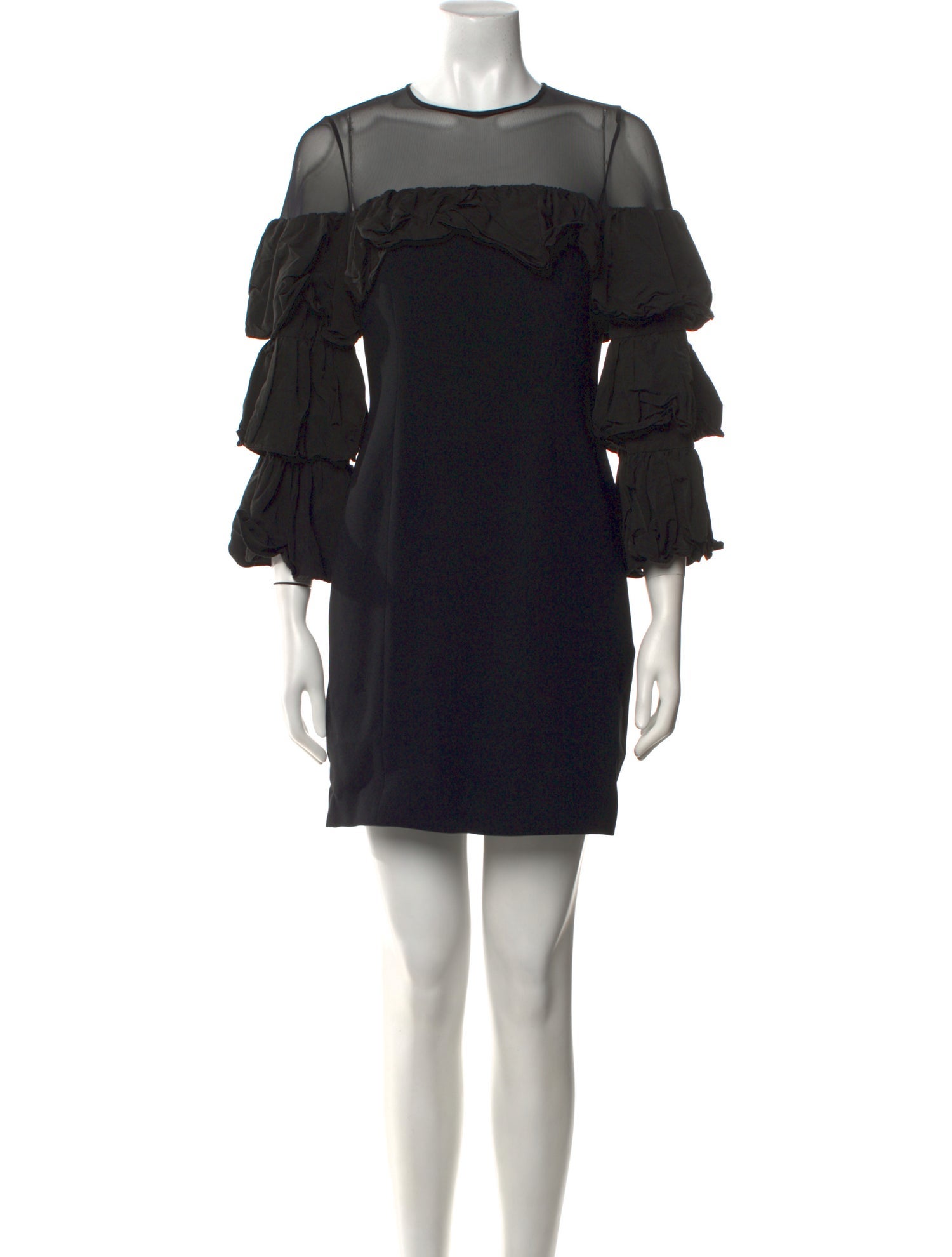 Cinq à Sept Crew Neck Mini Dress