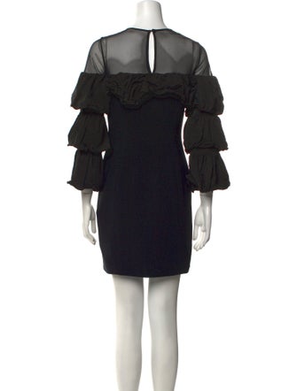 Cinq à Sept Crew Neck Mini Dress