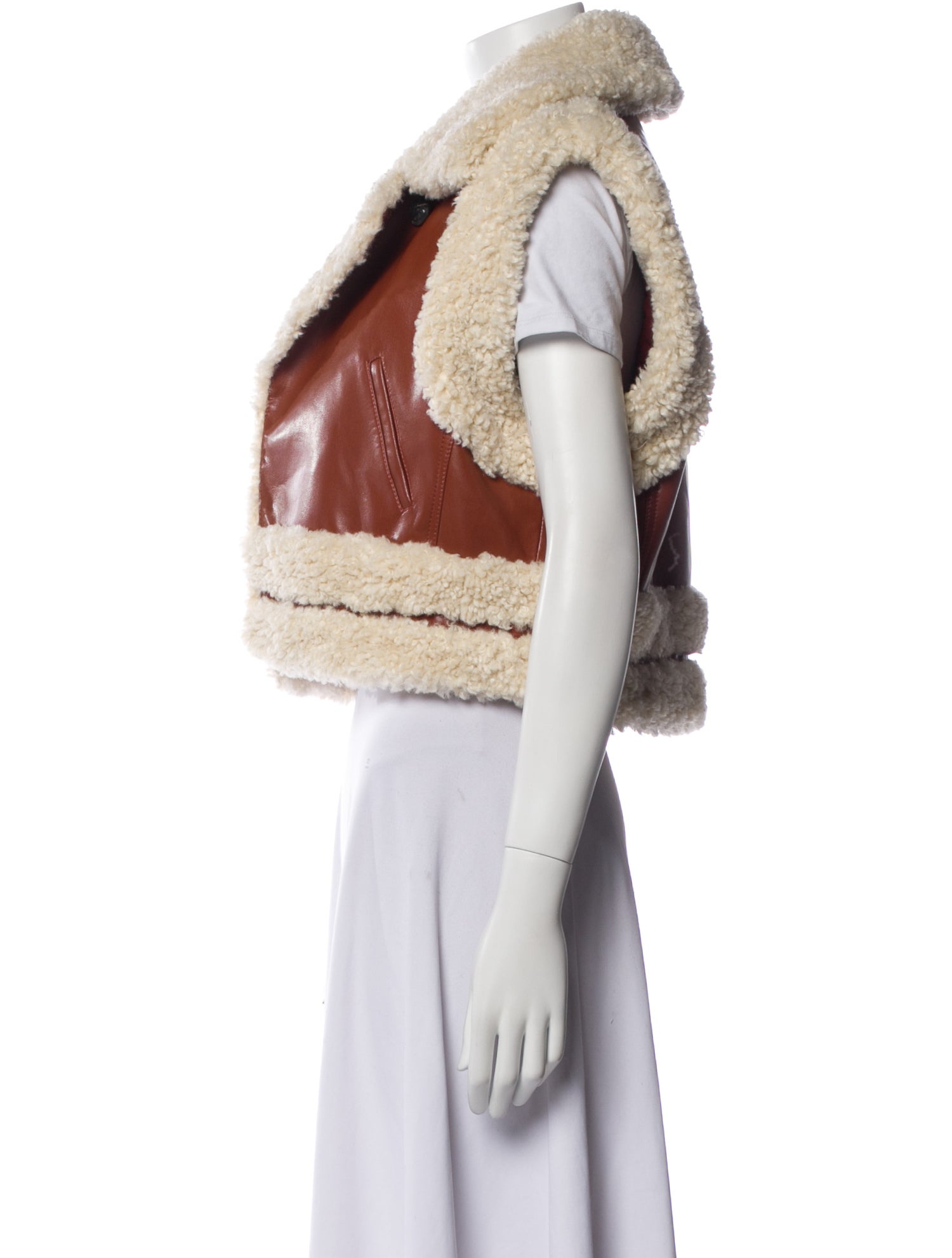 Cinq à Sept Colorblock Pattern Vest w/ Tags