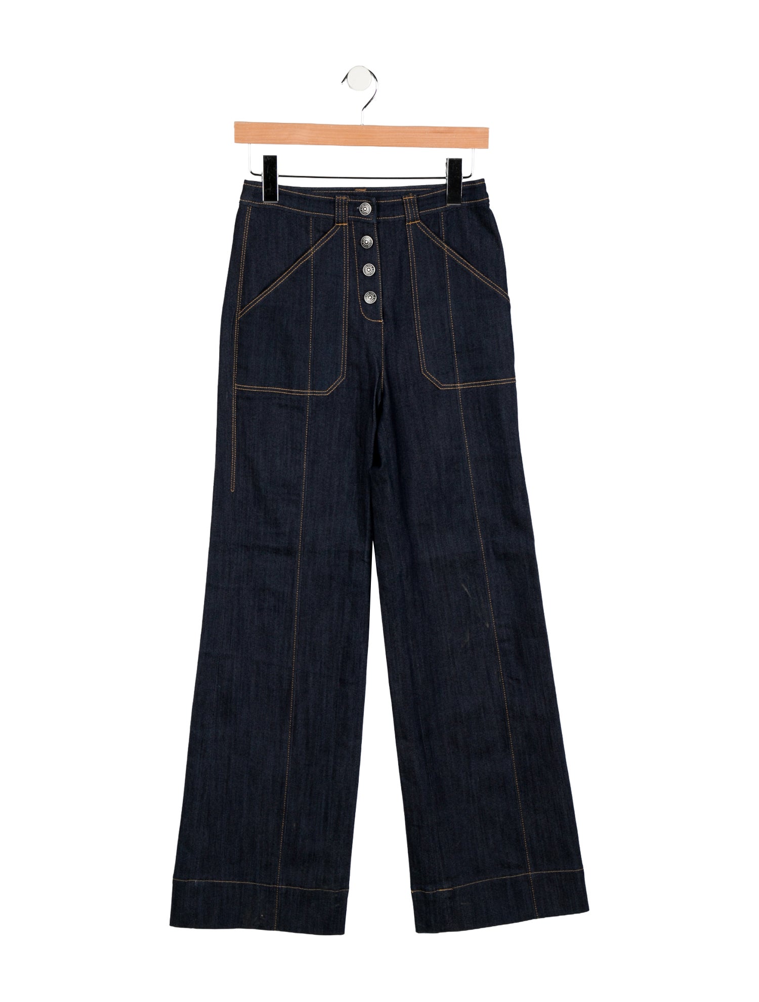 Cinq à Sept High-Rise Wide Leg Jeans