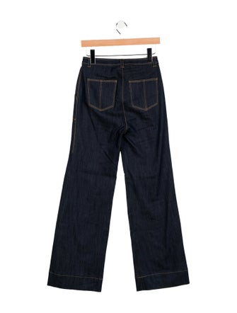 Cinq à Sept High-Rise Wide Leg Jeans