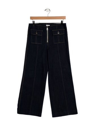 Cinq à Sept High-Rise Wide Leg Jeans