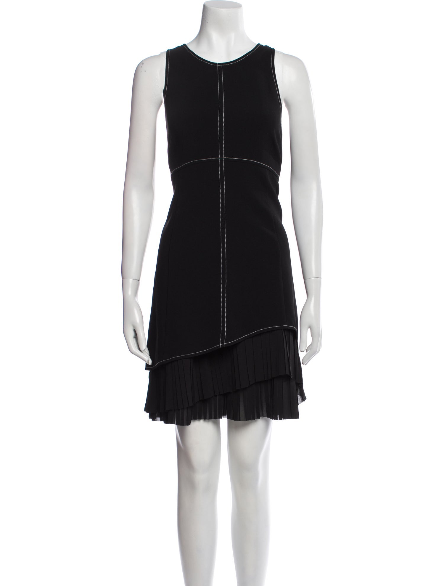 Cinq à Sept Scoop Neck Knee-Length Dress