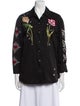 Cinq à Sept Floral Print Bomber Jacket