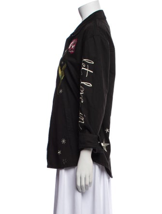 Cinq à Sept Floral Print Bomber Jacket