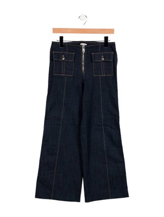 Cinq à Sept High-Rise Wide Leg Jeans