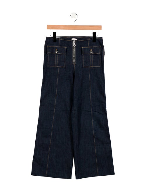 Cinq à Sept High-Rise Wide Leg Jeans