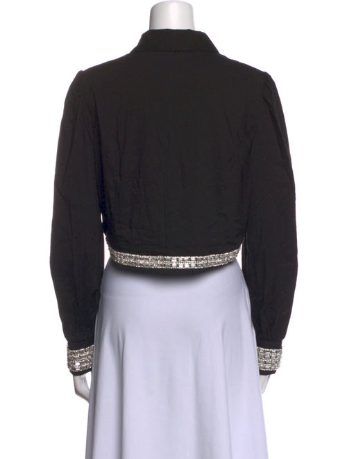 Cinq à Sept Long Sleeve Crop Top