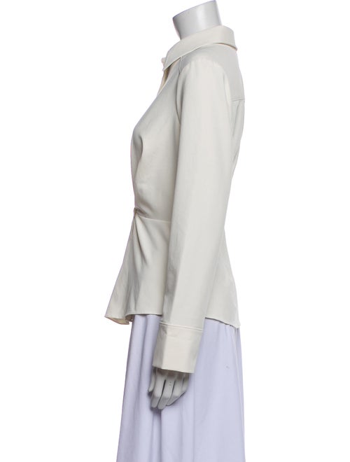 Cinq à Sept Long Sleeve Button-Up Top