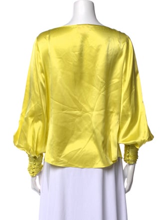 Cinq à Sept Silk Cowl Neck Blouse