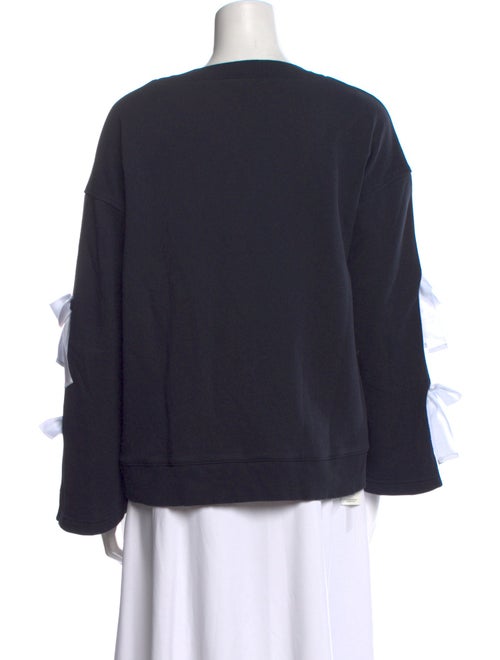 Cinq à Sept V-Neck Long Sleeve Sweatshirt