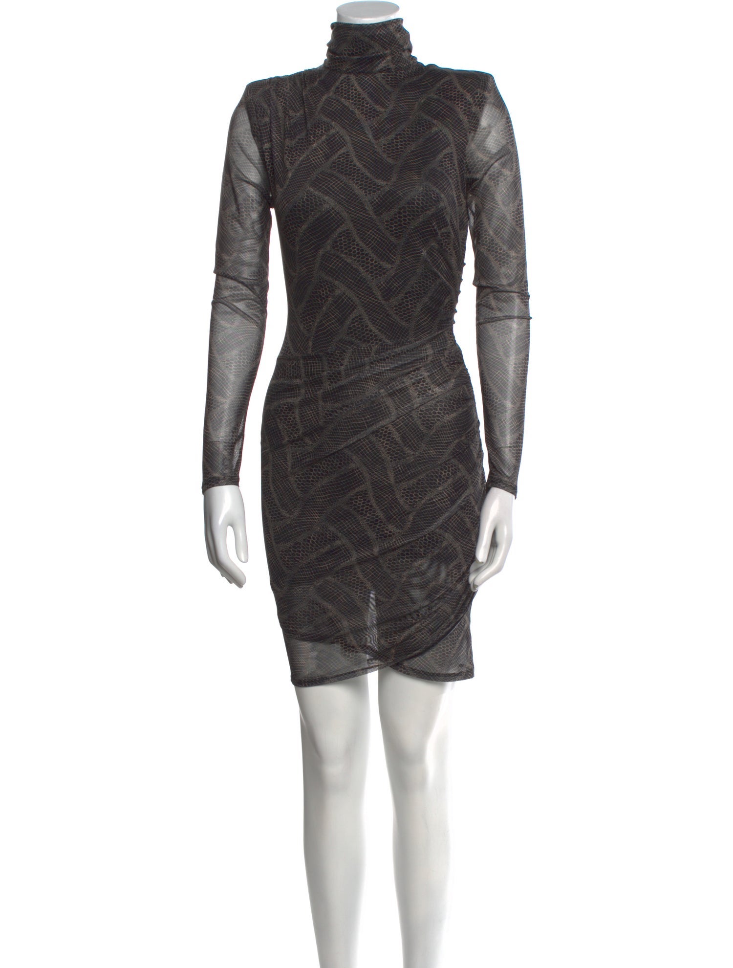 Cinq à Sept Turtleneck Mini Dress