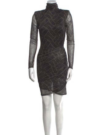 Cinq à Sept Turtleneck Mini Dress