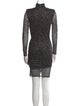 Cinq à Sept Turtleneck Mini Dress