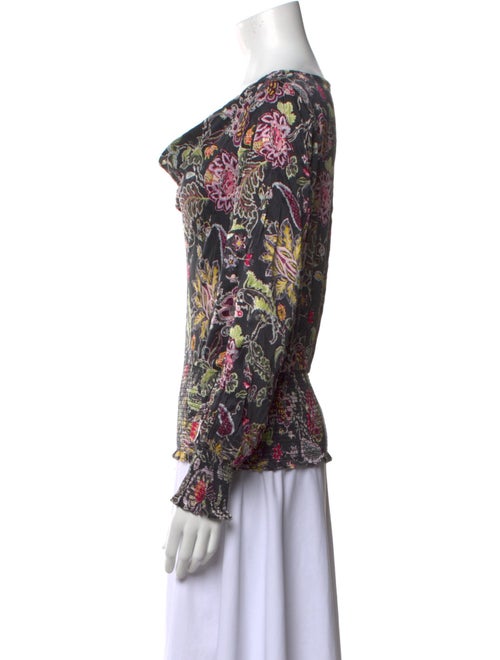 Cinq à Sept Silk Printed Blouse