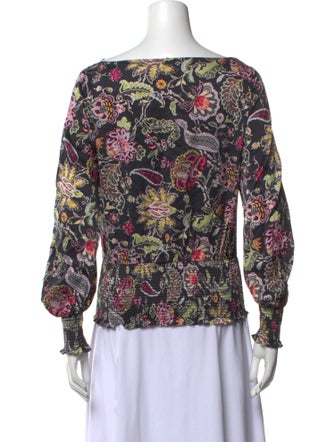 Cinq à Sept Silk Printed Blouse