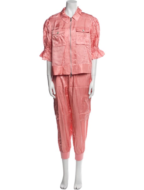 Cinq à Sept Silk Tracksuit