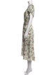Cinq à Sept Floral Print Long Dress