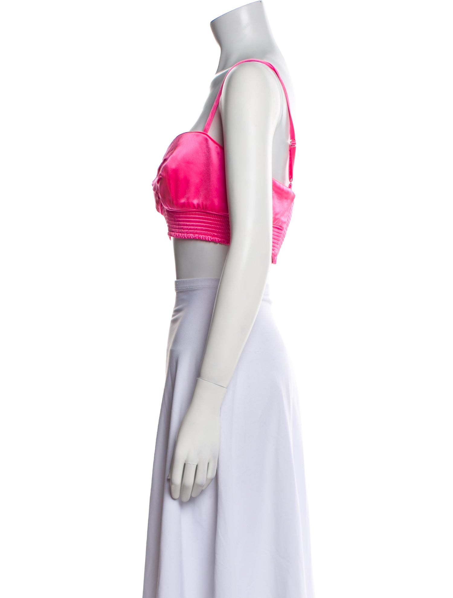 Cinq à Sept Square Neckline Sleeveless Crop Top w/ Tags