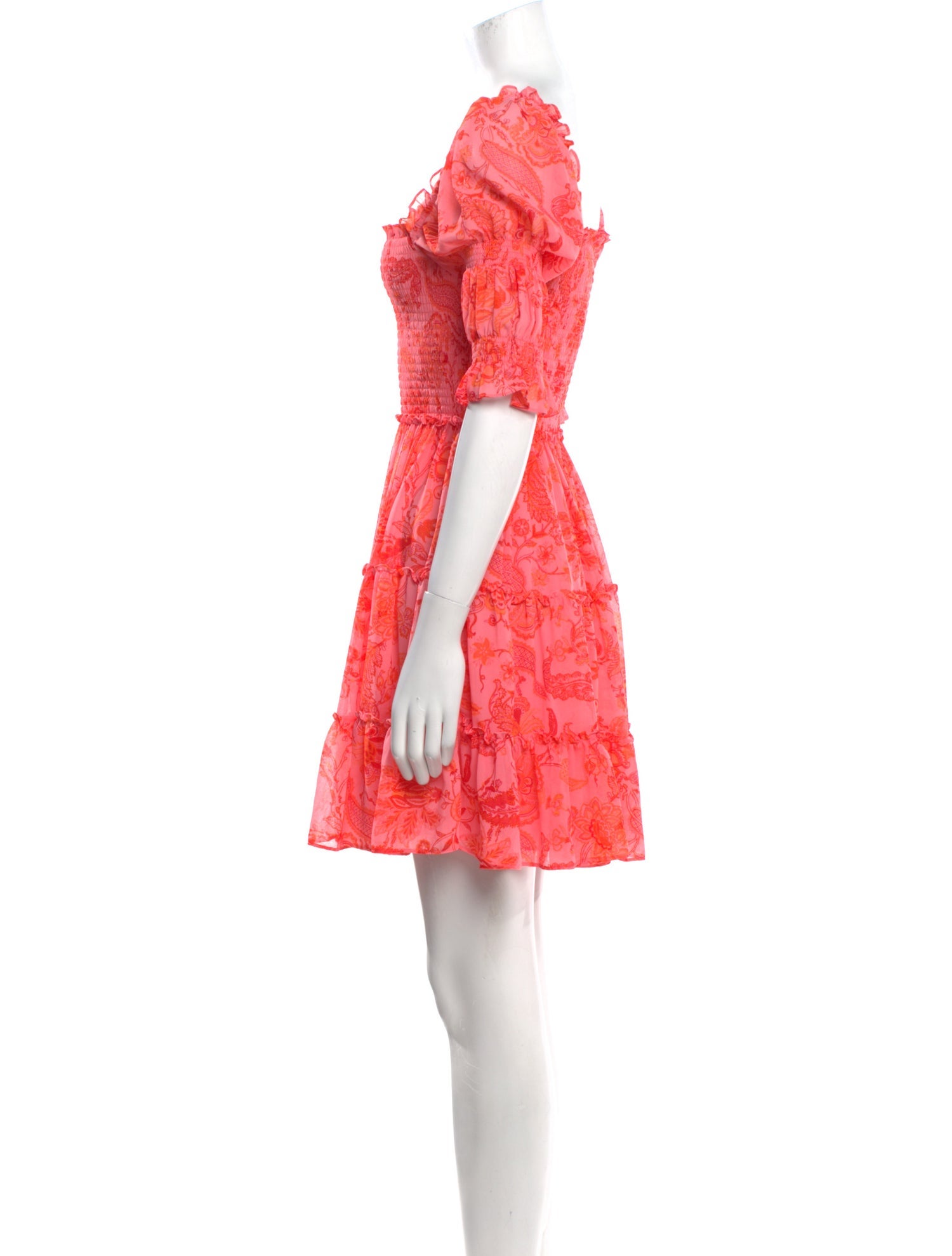 Cinq à Sept Floral Print Mini Dress w/ Tags