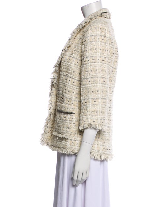 Cinq à Sept Tweed Pattern Blazer